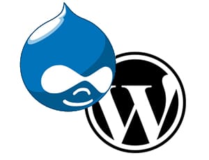 WordPress plus Drupal