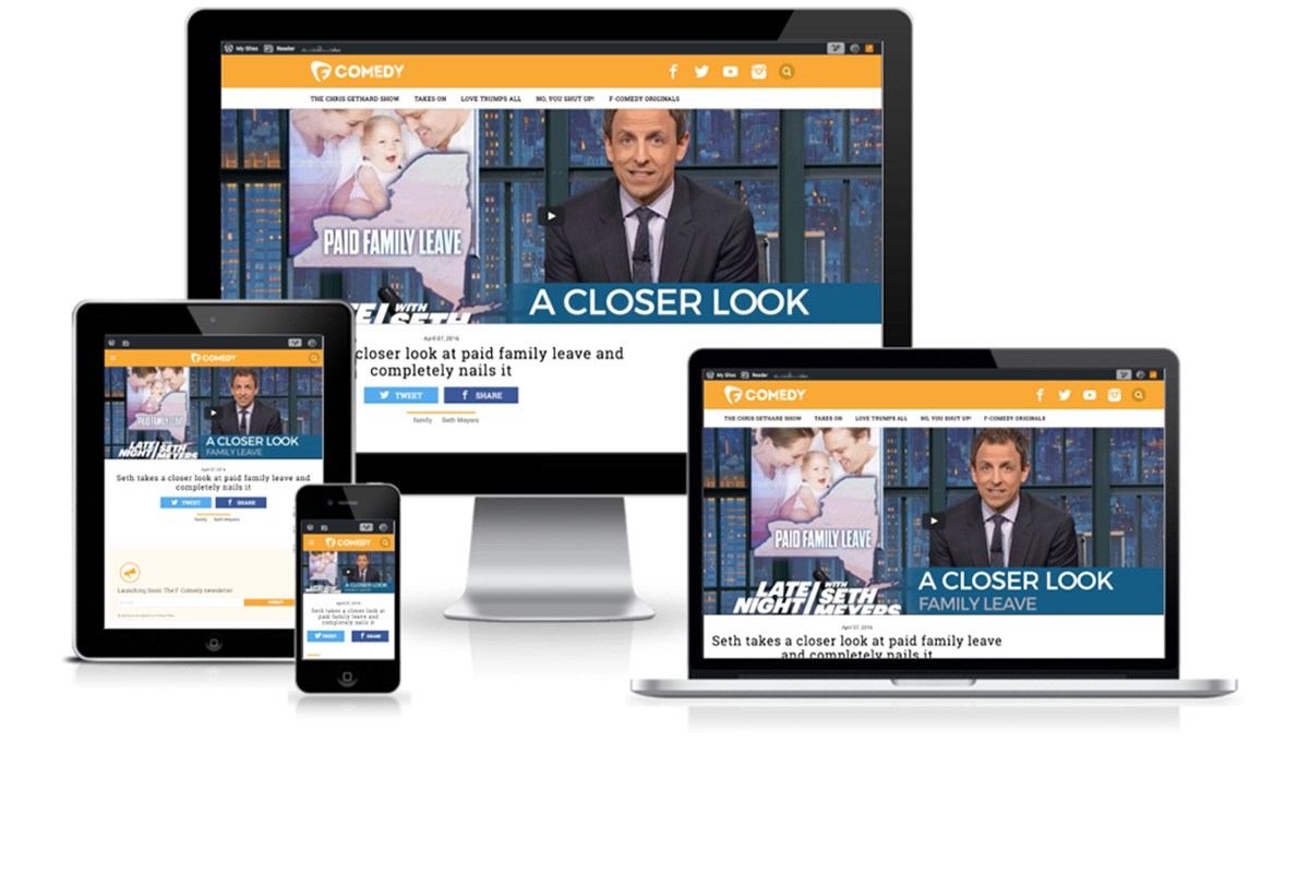 Showing a Decoupled FComedy on WordPress.com VIP