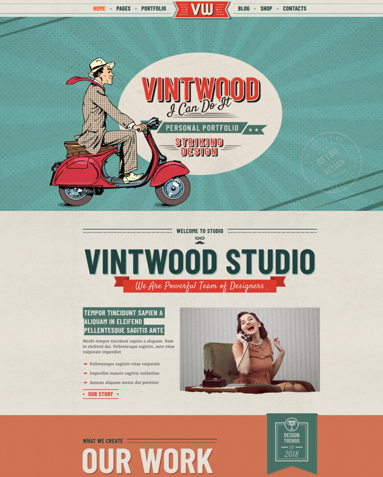 Retro Website/blog WordPress Retro Design: Breathe Nostalgia Into Your Website | Ndevr