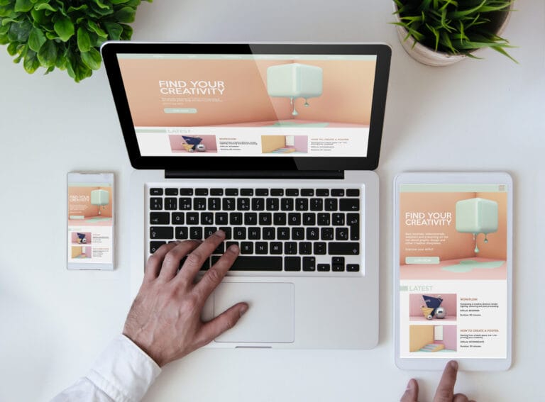 Web development team responsive web design for various platforms