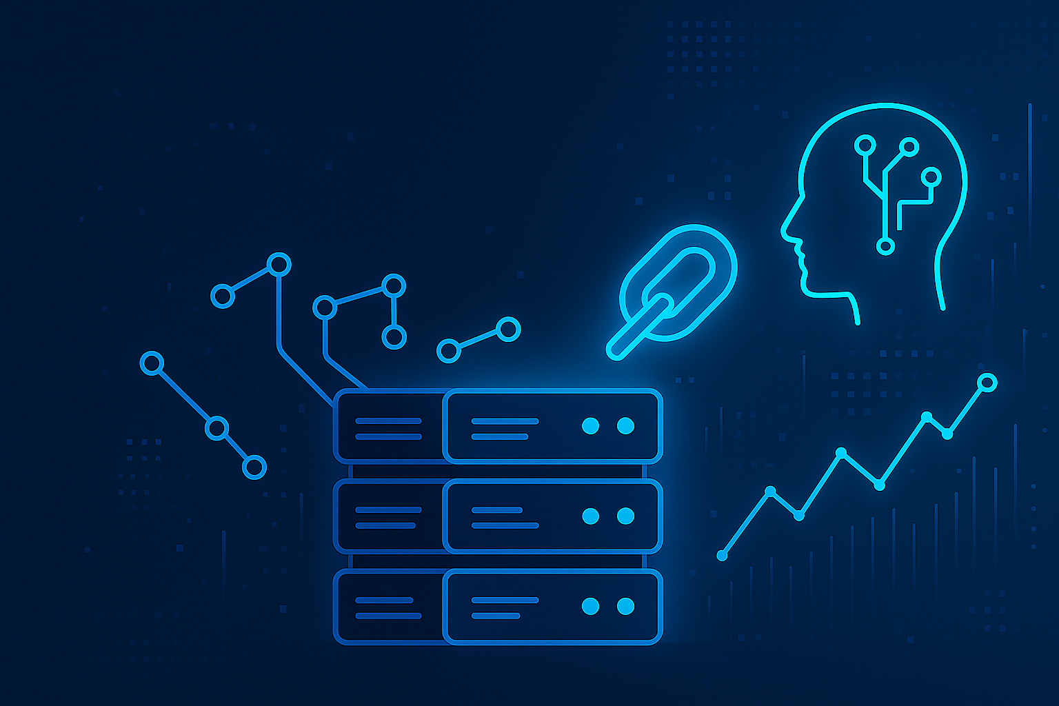 Visual description of mcp servers connecting.